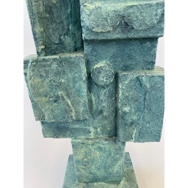 Mid 20th Century "Queen" Abstract Cubist Sculpture For Sale - Image 4 of 9