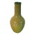 18th/19th Century Chinese Monochrome Yellow Crackle Glaze Vase For Sale