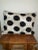 Contemporary Black Poka Dot Pillow Case For Sale - Image 4 of 4