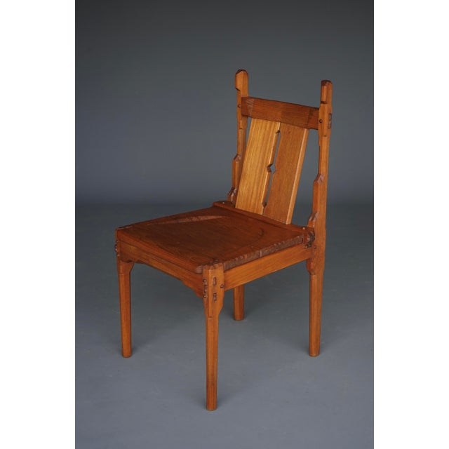 Dutch Traditionalist Amsterdam School Side Chairs attributed to Alexander Kropholler, 1930s, Set of 2 For Sale - Image 17 of 18