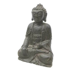 Antique Chinese Marble Buddha Circa Late19th
