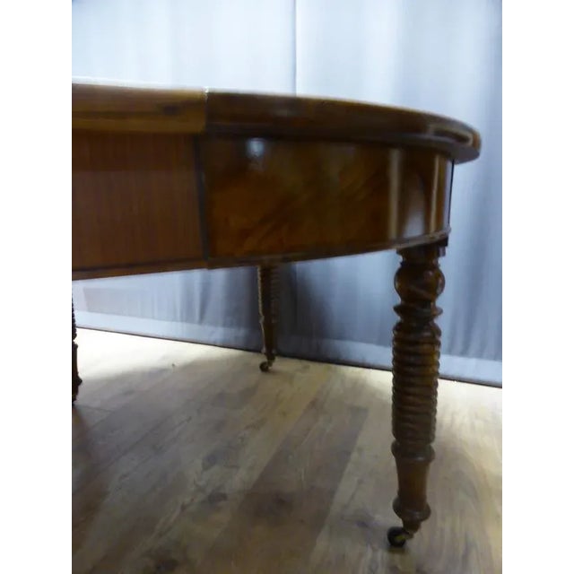 Large Antique Walnut Table For Sale - Image 4 of 7