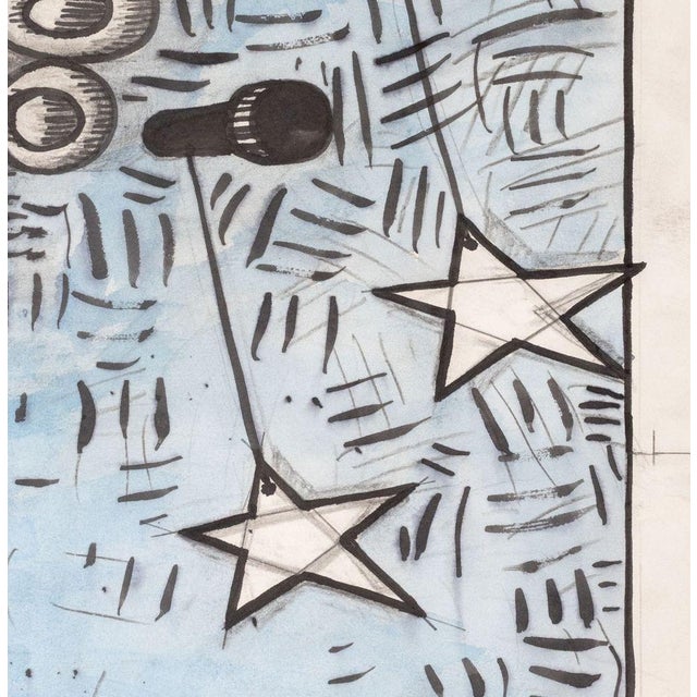 Domenick Capobianco Surrealist Study Mixed Media For Sale - Image 4 of 6