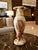 Bring timeless elegance to your home with this handcrafted natural onyx marble floor vase, expertly carved from a single...