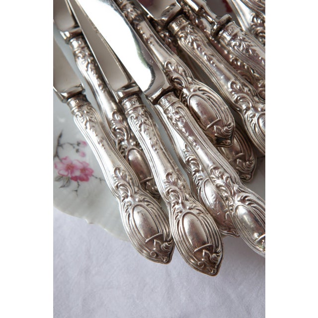 Vintage Dessert Cutlery for Six People from Solingen, 1950s, Set of 12 For Sale - Image 3 of 7