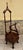 Antique English Chippendale Hardwood Valet Stand With One Drawer For Sale - Image 13 of 17