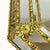 Large Vintage Venetian Hollywood Regency Octagonal Parclose Mirror with Glass and Brass Garlands, 1970s For Sale - Image 14 of 15