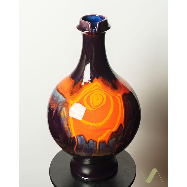 Large Porcelain Vase Jug from Hutschenreuther, 1970s, in Flawless conditions. Designed 1970 to 1979 This piece has an...