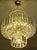 Glass 1960s Lucite Modern 7-Tier Chandelier For Sale - Image 7 of 13