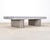Modern Timothy Oulton Glacier Coffee Table Burnt Timber in Lucite 6 Ft For Sale - Image 3 of 18