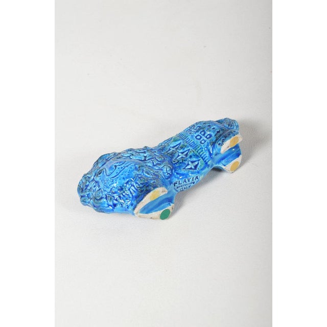 Ceramic Bitossi Lion by Aldo Londi for Flavia, 1970s For Sale - Image 7 of 9