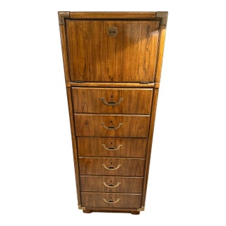 1970s Drexel Accolade Campaign Lingerie Chest For Sale