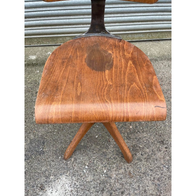 Adjustable Architects Chair by Margarete Klöber for Polstergleich, Germany, 1930s For Sale - Image 6 of 10