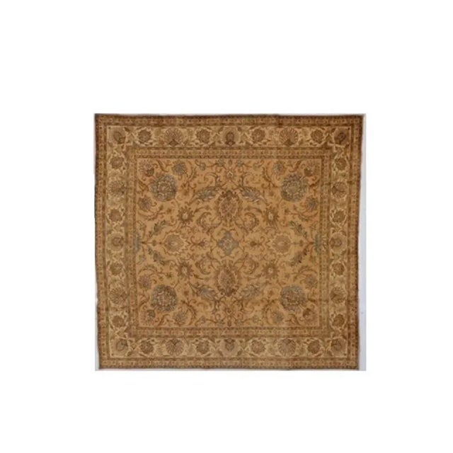 1970s Vintage Signed Square Persian Tabriz Rug For Sale - Image 12 of 12