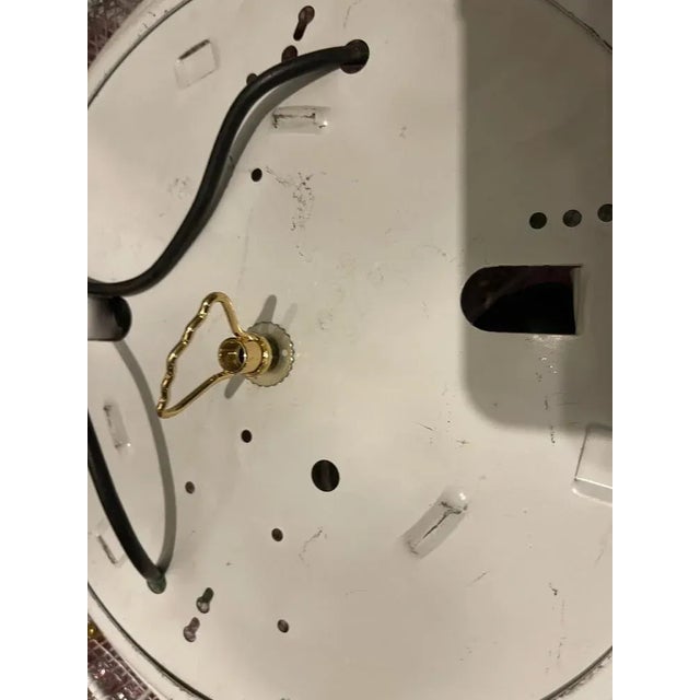 Venetian Murano Glass Flower Ceiling Lamp, 1970s For Sale - Image 9 of 13