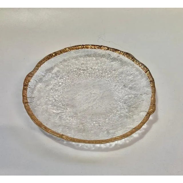 Transparent Serving Platter & Matching Bowl For Sale - Image 8 of 11