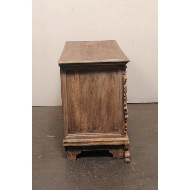 18th Century 18th Century Italian Richly Carved Period Baroque Chest For Sale - Image 5 of 13