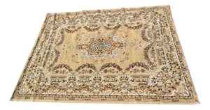 Vintage Beige Rug in Wool & Cotton, 1970s