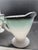 Mid-Century Modern Vintage Hazel Atlas Turquoise Ombre Creamer and Sugar Bowl Set in the Ovide Pattern Made of Platonite Milk Glass For Sale - Image 3 of 6