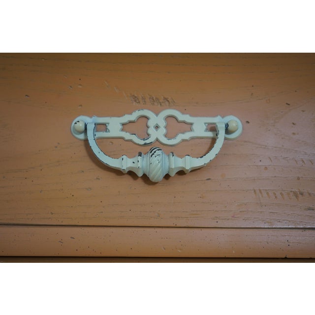 Italian Paint Decorated 2 Door Armoire For Sale - Image 14 of 17