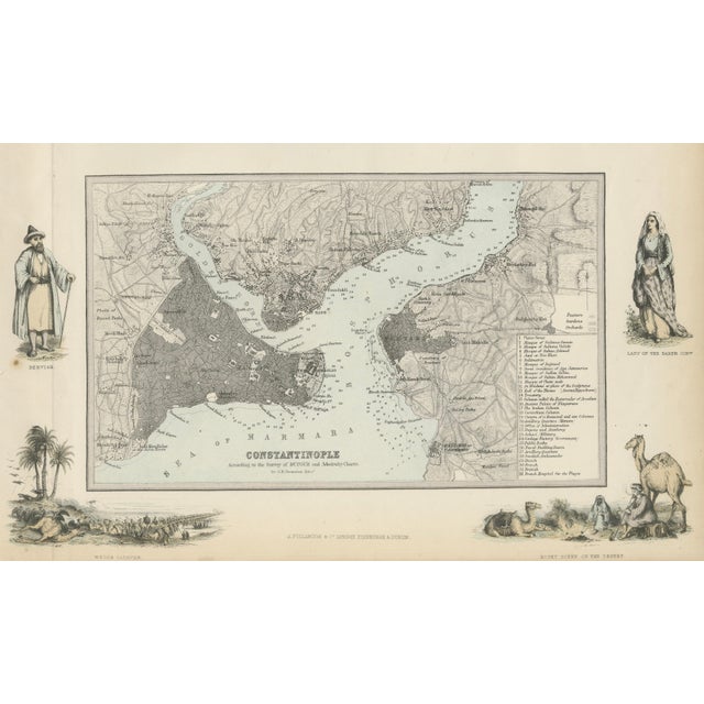 Antique Map of Turkey and Constantinople from Fullarton, 1865 For Sale - Image 4 of 10