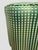 2020s Custom Petal Ottoman Green Plaid Fabric For Sale - Image 5 of 7