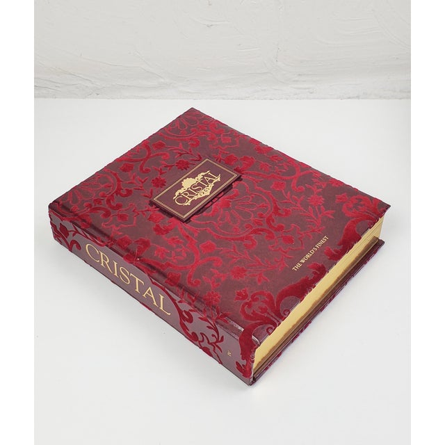 Modern Cristal World's Finest Red Velvet Gold 2006 Lighting Catalog Coffee Table Book For Sale - Image 3 of 9