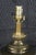 Brass 2 Art Deco Hollywood Regency Style Tapered Brass Buffet Table Lamps Pair For Sale - Image 8 of 16
