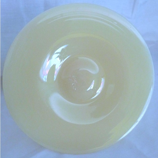 Early 20th Century Steuben Ivory Centerpiece Vase & Candlestick Set - 3 Pieces For Sale - Image 9 of 10
