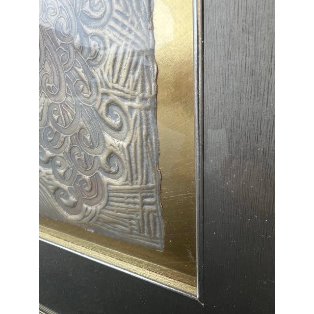 1970s 1970s Silver & Gold Framed “Ming Butterfly” For Sale - Image 5 of 6