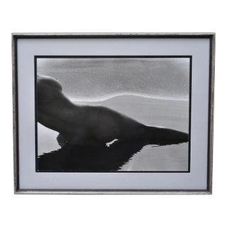Lucien Clergue Original Photograph, Nude on a Beach, 1970 For Sale