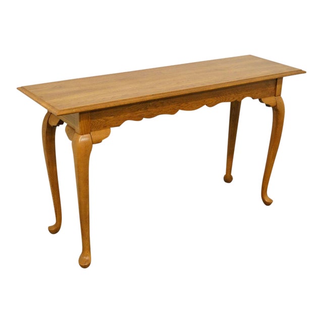 Kincaid Furniture French Country Solid Oak 52 Sofa Accent Table Chairish