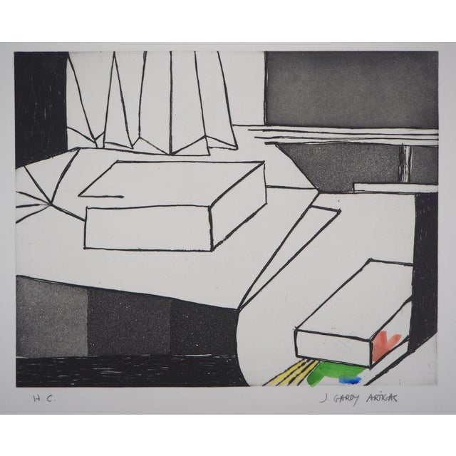 Joan GARDY-ARTIGAS (1938) Still Life, 1985 Original color etching Signed in pencil Marked as Hors commerce (HC) On Arches...