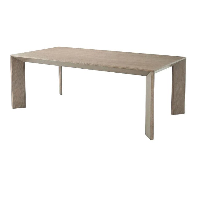 Modern Cerused Oak Dining Table For Sale In Greensboro - Image 6 of 6
