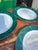 Gemstone 1970s Malachite Gabbay Dinner Plates- Set of 12 For Sale - Image 7 of 9