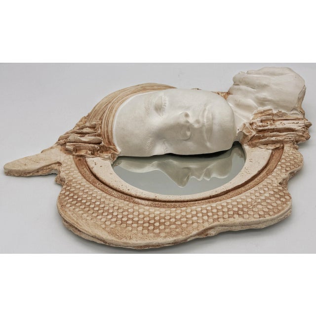 "Girl in Mirror" Wall Sculpture by Marc Sijan For Sale - Image 9 of 10