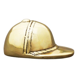 Brass Jockey's Cap Bottle Opener in the style of Gucci, Italy, 1970s For Sale