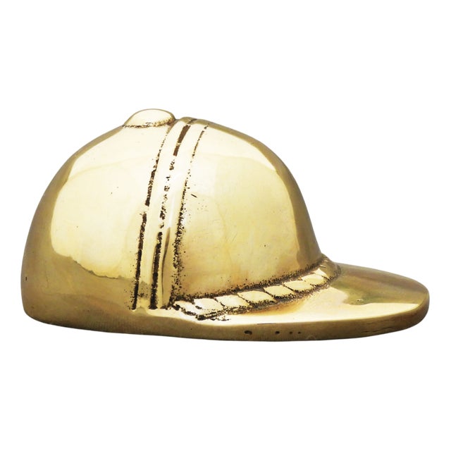 Brass Jockey's Cap Bottle Opener in the style of Gucci, Italy, 1970s For Sale