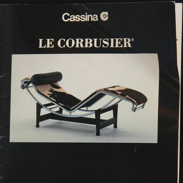 LC4 Chaise Lounge in Black Leather from Le Corbusier, 2000s For Sale - Image 11 of 14