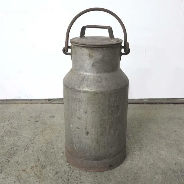 Industrial Milk Canister from Edmund Ahlhorn Hildesheim, 1950s For Sale - Image 3 of 10