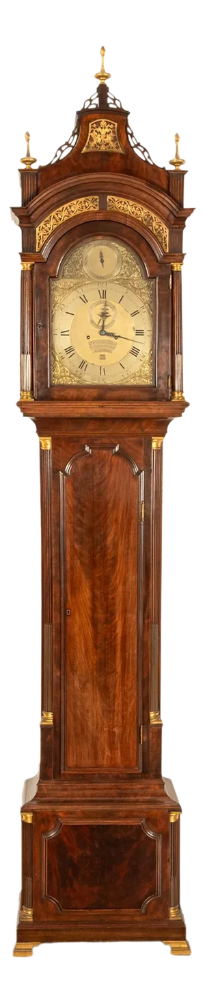 Antique Georgian Mahogany Long Case Grandfather Clock Higgs & Evans London Spanish Market 1770