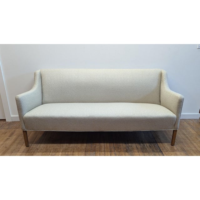 Mid-Century Modern Ole Wanscher Sofa Aj Iversen For Sale - Image 3 of 9