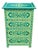 Hand‑Painted Moroccan Nightstand / Green Zoua9 Woodwork For Sale
