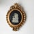 Vintage Limoges France Cameo Pair of Art Plaques Carved Gilt Wood Oval Frames Mid-Century Decor For Sale - Image 10 of 12