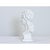 Modern French Vintage Plaster Bust of a Woman in Laurel Leaf Crown For Sale - Image 3 of 8