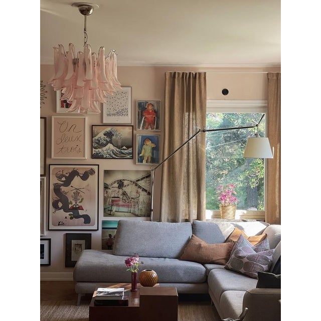 Murano Glass Chandelier from Mazzega For Sale - Image 3 of 14