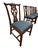 Set of 6 Vintage Maitland Smith Mahogany Chinese Chippendale Dining Chairs For Sale - Image 6 of 8
