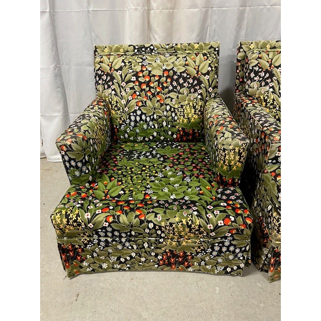 Vintage Regency Style Chairs, a Pair For Sale - Image 9 of 10