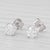 Modern New 0.40ctw Diamond Stud Earrings 14k White Gold Round Solitaire Studs - 2 Pieces For Sale - Image 3 of 6