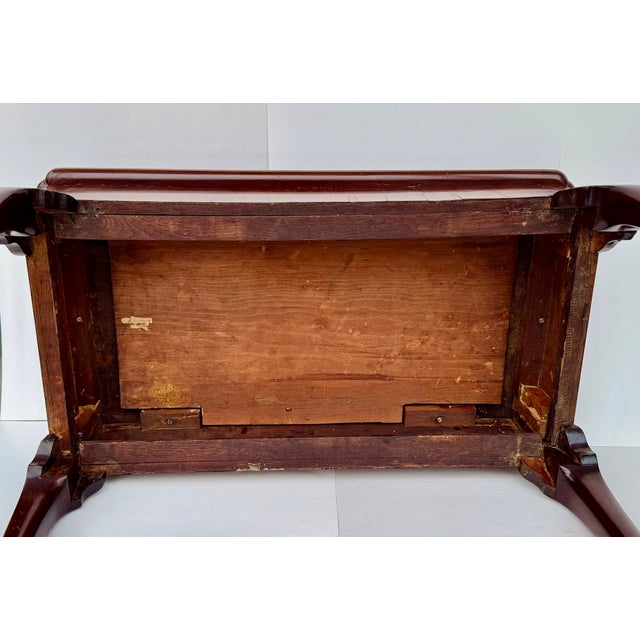 Wood Queen Anne Walnut Tea Table Late 19th Century For Sale - Image 7 of 9